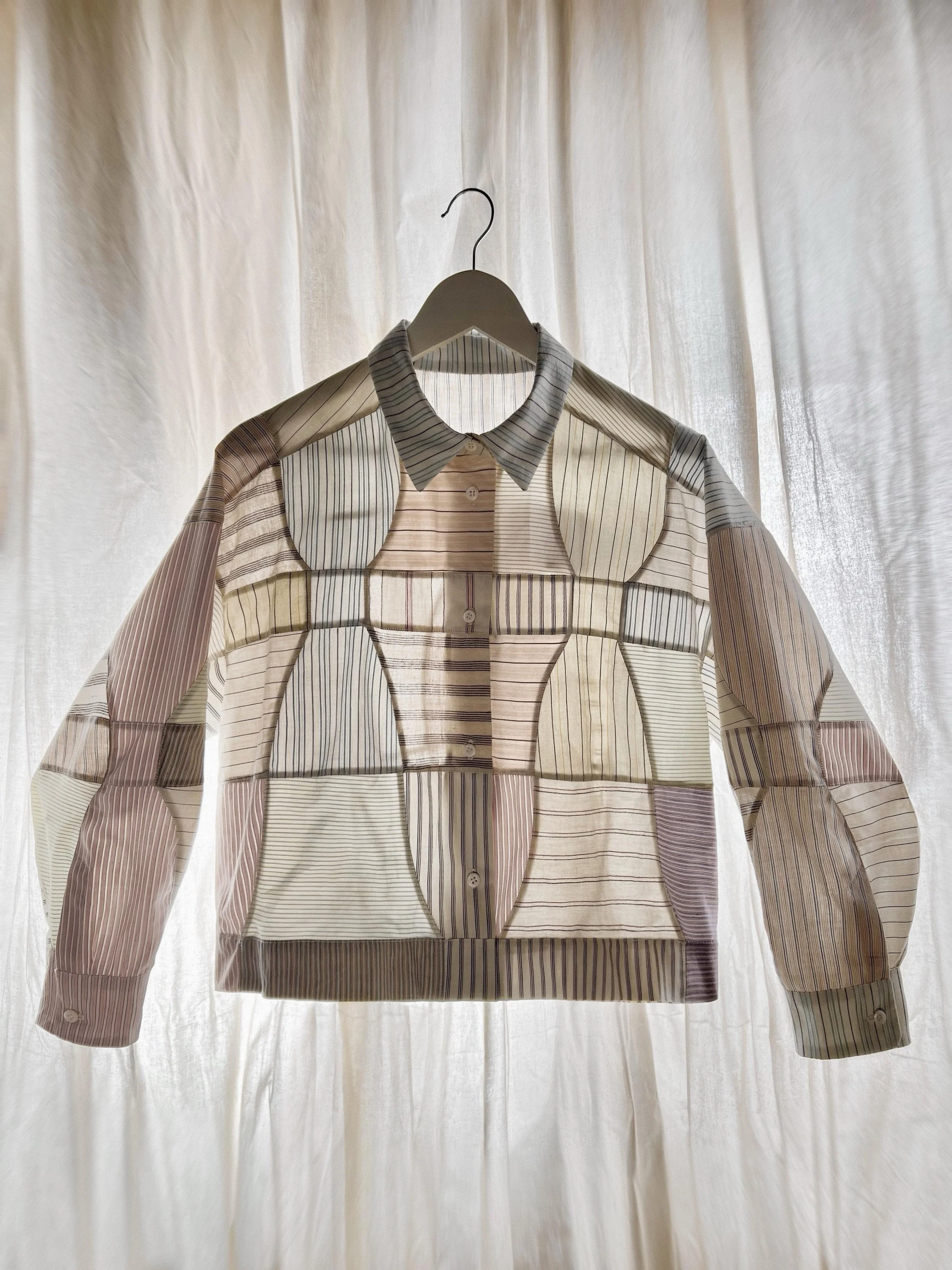 [UL:KIN] Overfit Patchwork Shirts /追跡付 I SPY DENIM PATCHWORK OVERSIZED SHIRT – AKIRA